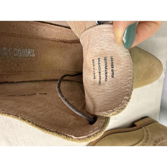 Stacy Adams Men's Cap Toe Dress Shoes  Size 13M Suede Sand - Picture 7 of 9